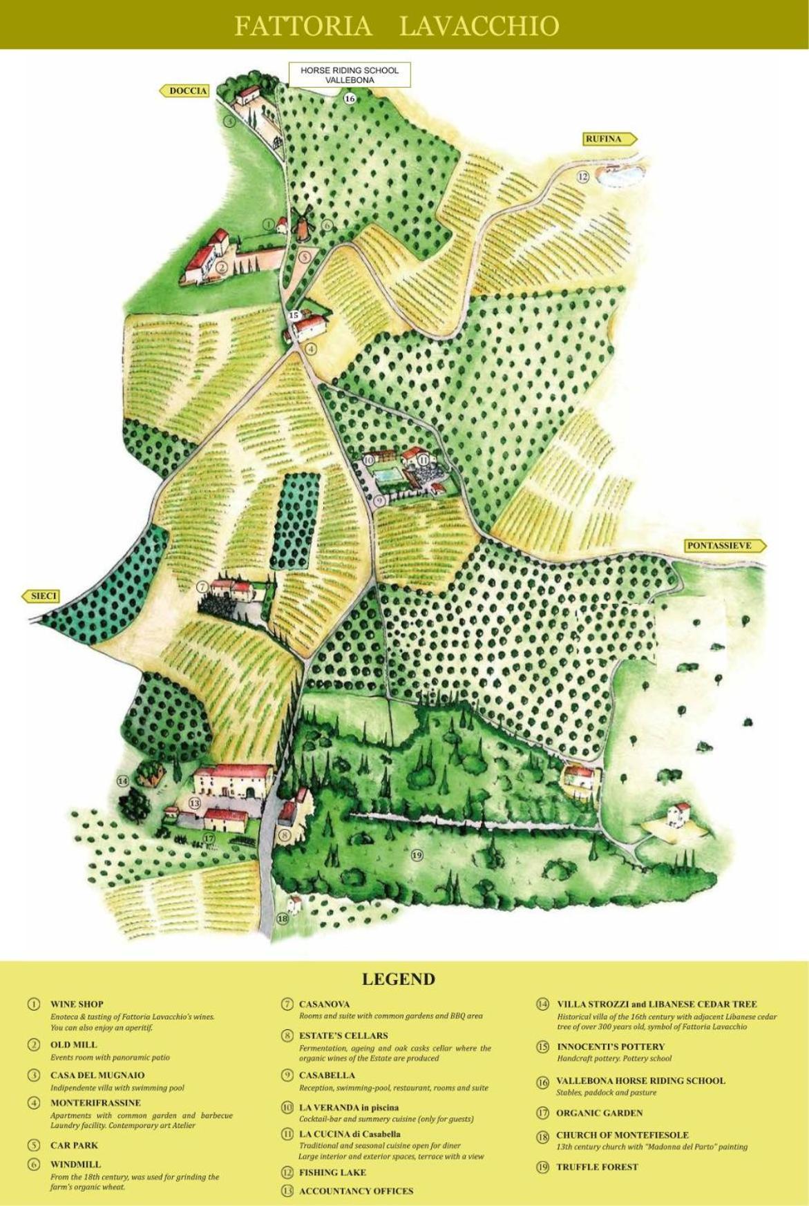 Agriturismo Fattoria Lavacchio Pontassieve Ngoại thất bức ảnh